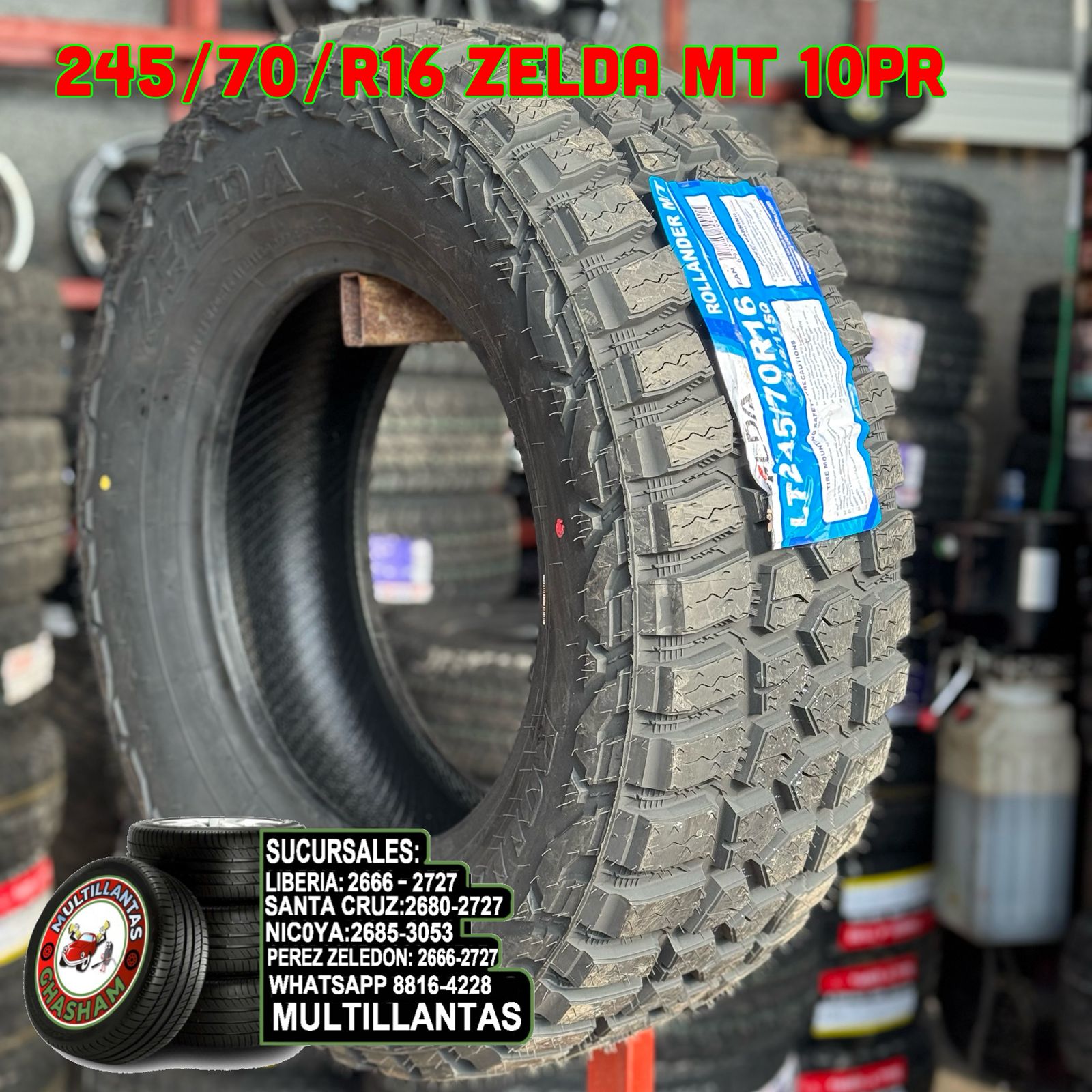 245/70/R16 ZELDA MT 10PR